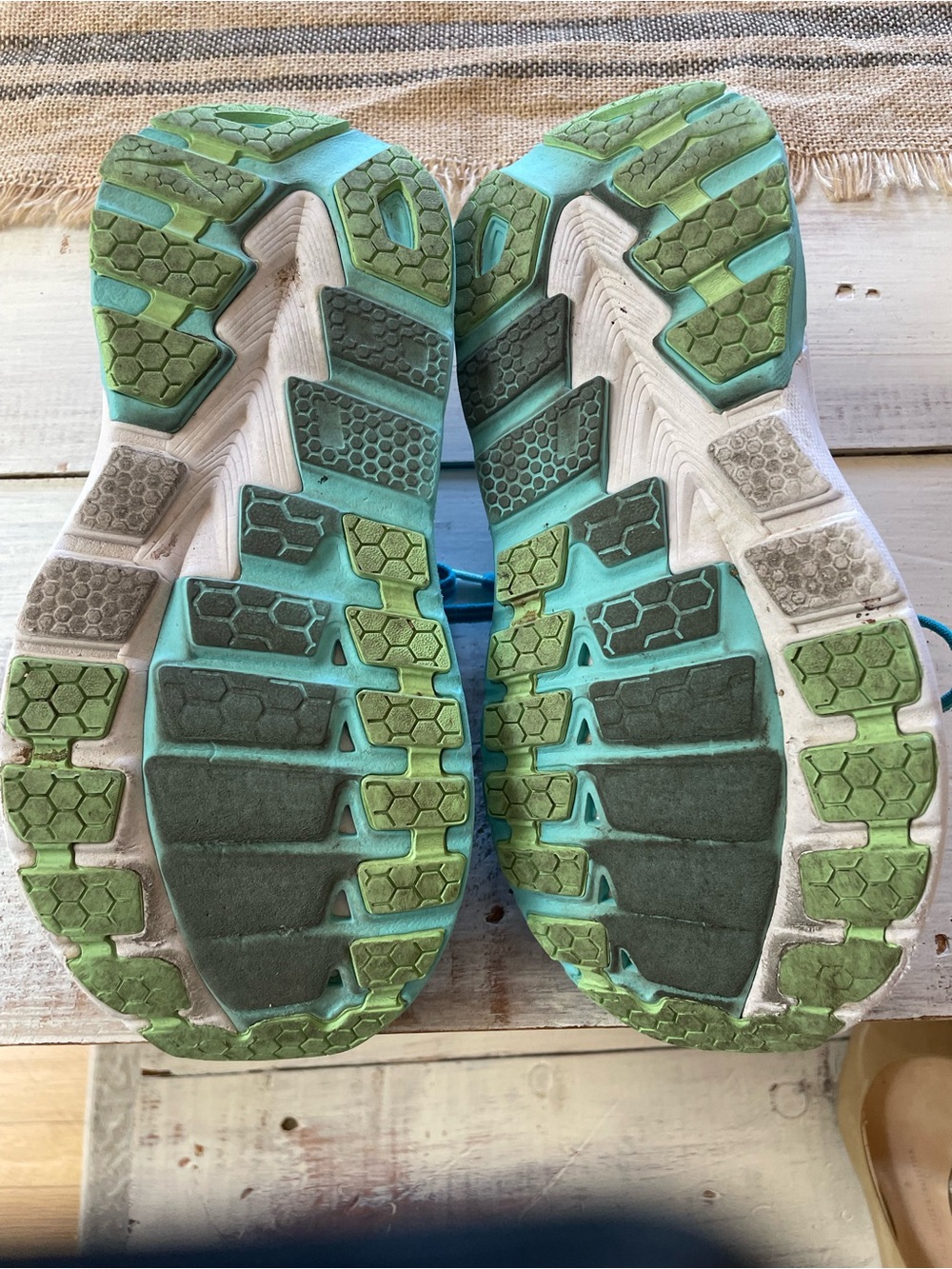 Hoka One One Women's Turquoise/Teal Gaviota Running Sneakers - Picture 5 of 6
